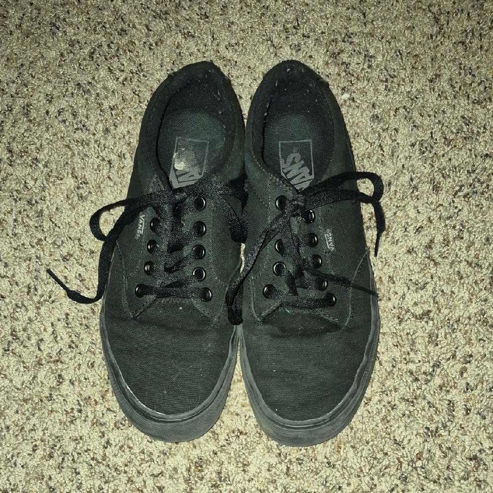 Vans Charcoal Canvas Sneakers
